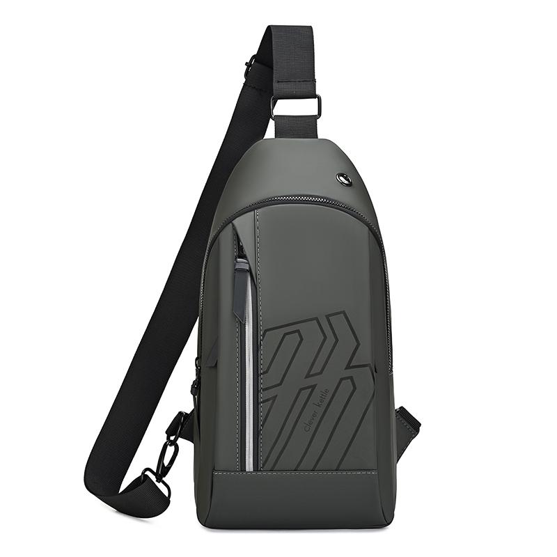 

Мужская нагрудная сумка большой вместимости для поездок на работу, занятий спортом на открытом воздухе, на плечо зелёный