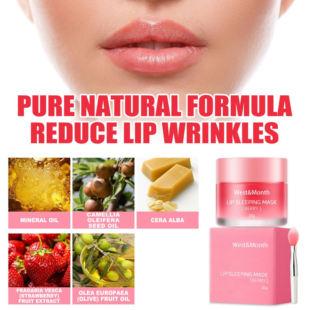Jelly Lip Mask Hydrating Fine Line Care Nourishing Lip Overnight Mask