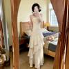Champagne Strapless Evening Gown - High-End 2026 Banquet, Performance, Bridesmaid, Birthday & Graduation Dress