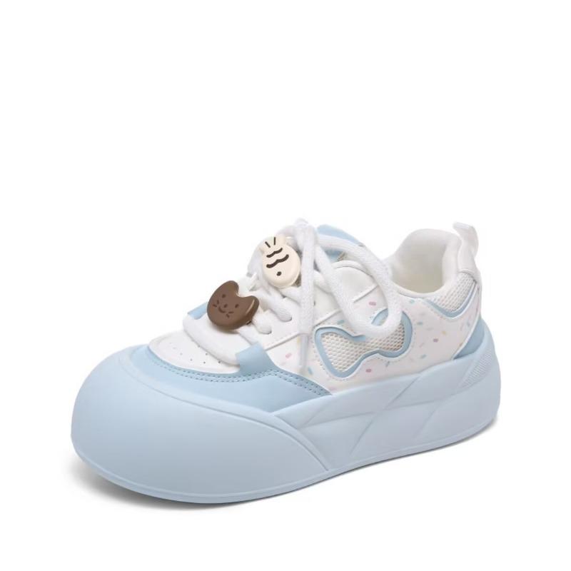 New Mesh Breathable Board Shoes, Women's Thick-soled Shoes, and Niche Bread Shoes