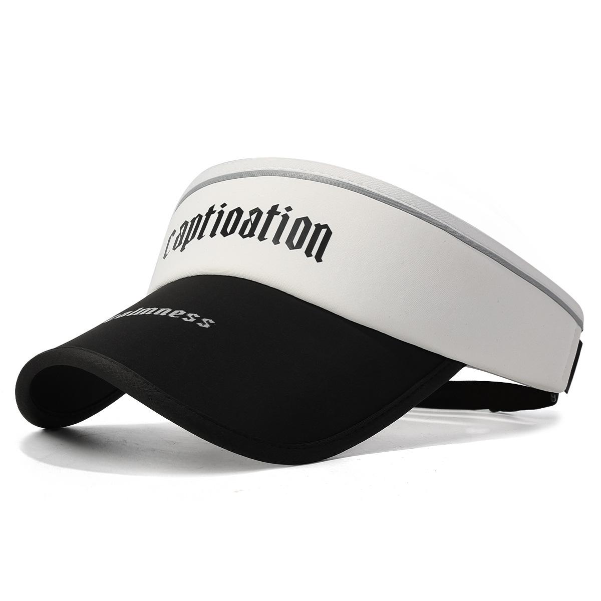 Summer Open-Top Hat for Men and Women, Sunshade Hat, Fashionable Simple Outdoor Sports Hat, Sun Protection Hat, Sun Hat белый