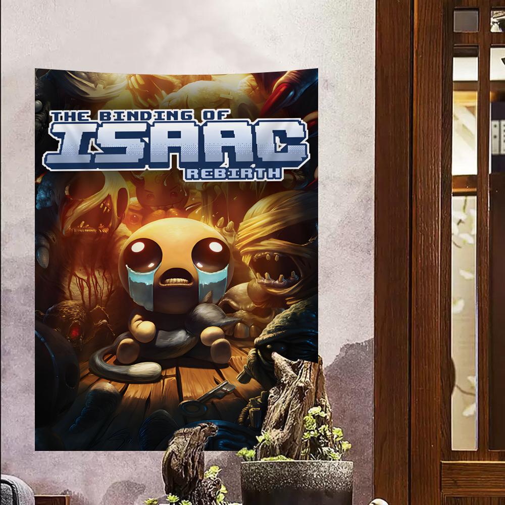 Game The BBinding Of Isaac Tapestry For Bedroom Living Room Outdoor Wall Decor Simple Stylish Art Piece Vertical Design