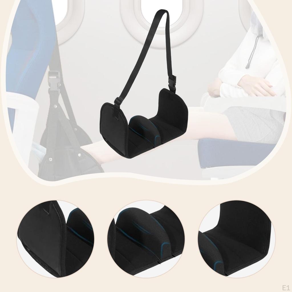 Foot Hammock Travel Essential Professional Relax Your Feet Dividing Airplane Footrest Hanger for