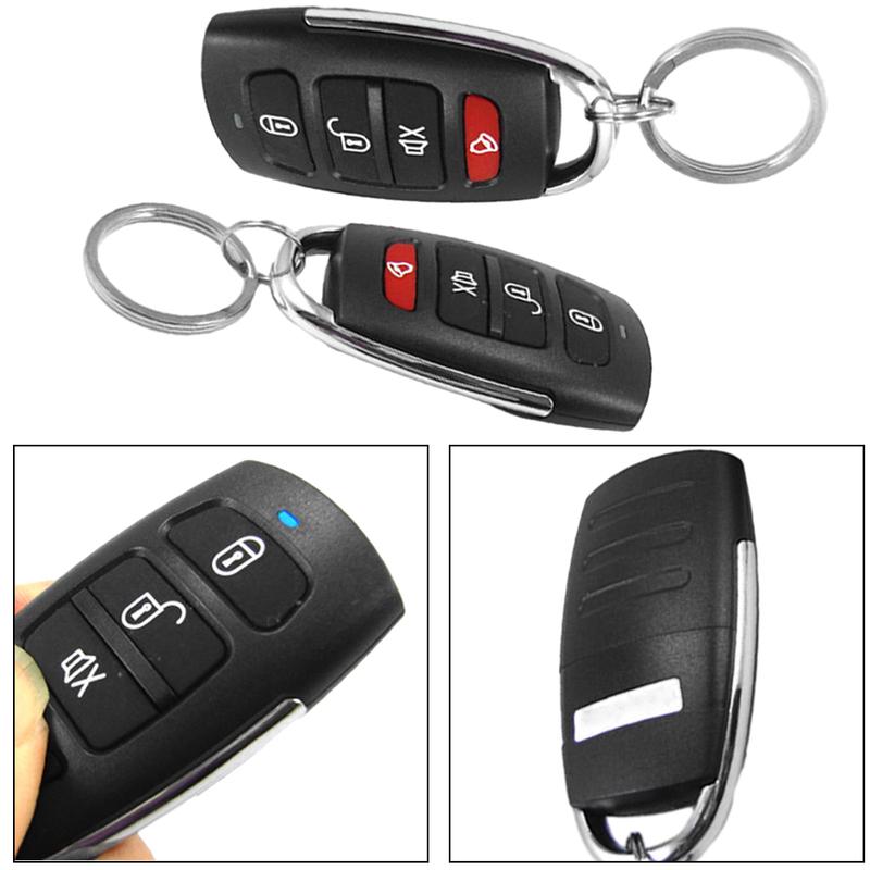 24V DC Car Alarm Remote Control Central Locking Anti-theft Device -Door 2-Futtons Car Security Device Kit For Truck