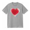 Red Heart Summer T Shirt for Women  with Cool Prints National Parents Day S Vintage Washed Fashion Streetwear Breathable