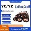 Lei Fan YZ/YC 2-Core Rubber Sheathed Flexible Cable, 1 Sq. Mm, CCC Certified Power Cord.