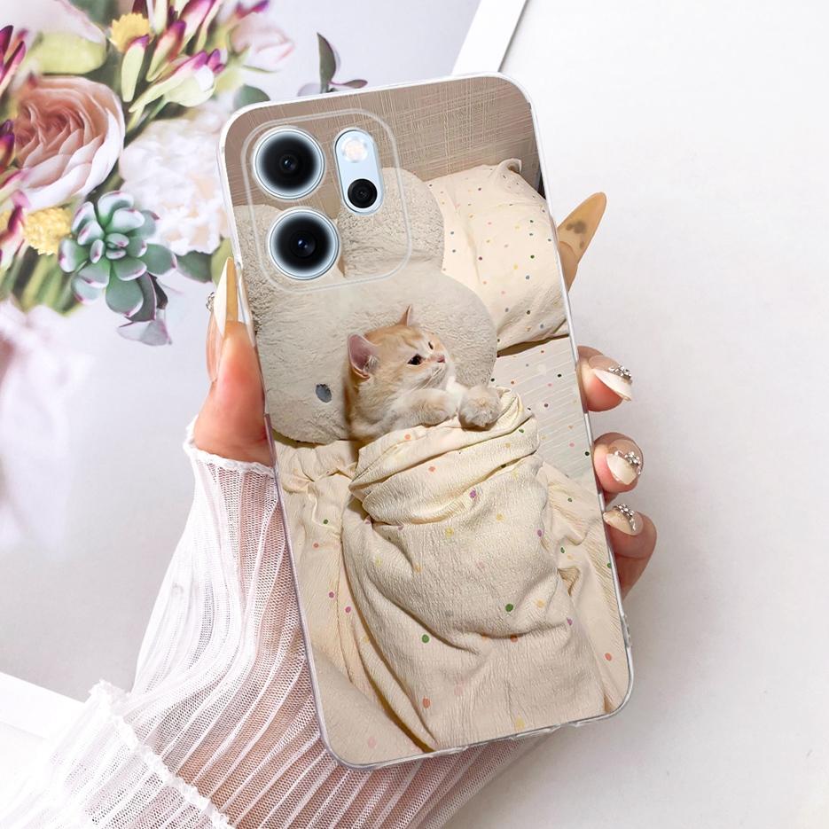 For Oppo Reno 14 Pro Case Reno14 F 5G Colorful Flowers Painted Cover Soft Slim Phone Case For Oppo Reno 14F Reno14 FS Pro Fundas