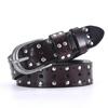 Handmade Woven Leather Belt with Alloy Buckle - Unisex Casual Fashion for Jeans