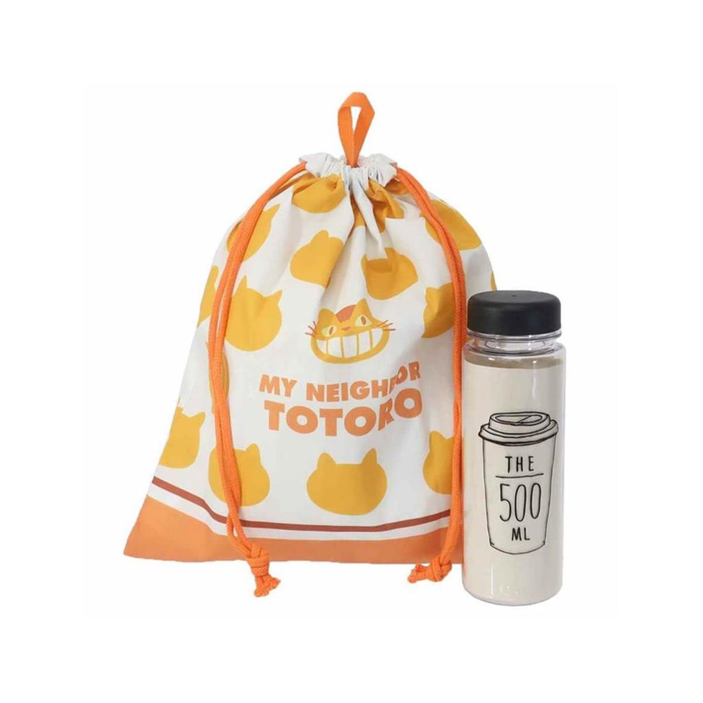 Marushin Gym with My Neighbor Totoro and Cat Bus Silhouette Perfect for and Elementary Suitable for Boys and Character Design Bag/Knapsack Design,