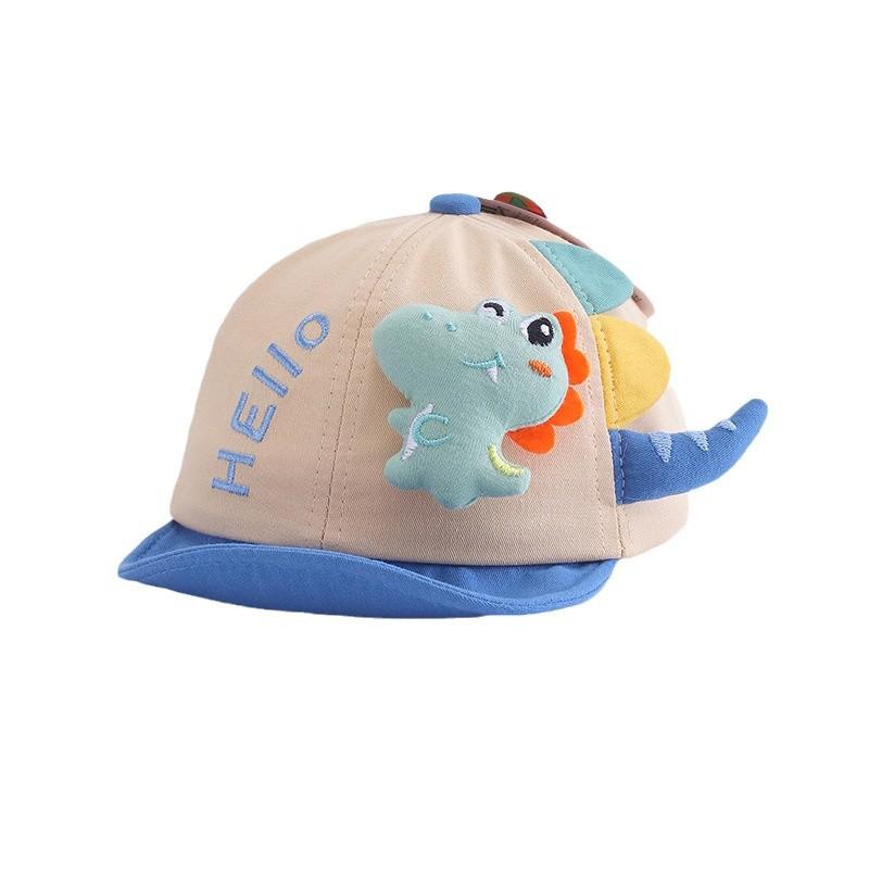 New Small Dinosaur Short Brimmed Baseball Cap for Men and Women's Personalized Fashionable Baseball Cap Baby Hat