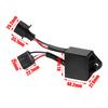 2 Pcs Canbus Relay H4 to H13 Anti Flicker Harness Decoder Kit For LED Headlight