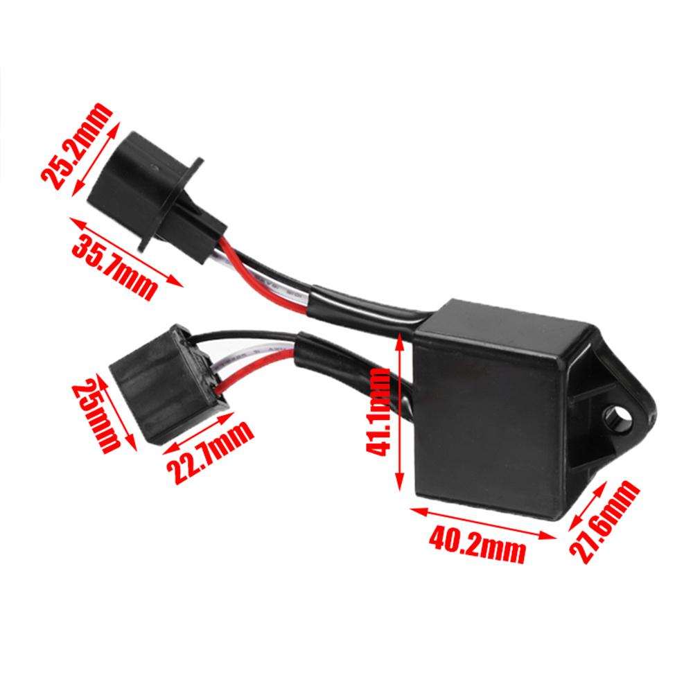 2 Pcs Canbus Relay H4 to H13 Anti Flicker Harness Decoder Kit For LED Headlight