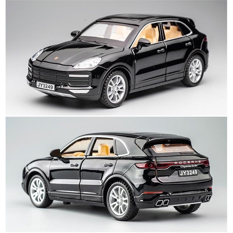 RUM1:32 Scale Porsche Cayenne Alloy Car Model Light & Sound Effect Die Cast Car Model Toys for Boys Toys for Kids Gift for Boys Car for Boys