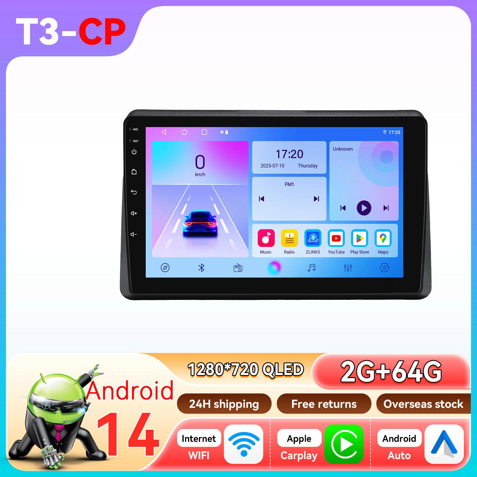 

Ossuret Snapdragon Wireless Carplay Android Auto Radio for Renault Master 2019 2020 2021 2022 Intelligent Screen Car Multimedia Player GPS Navigation T3CP 4Core 2G 64G