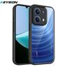 KEYSION Transparent Phone Case for Redmi 17 4G 5G Soft Silicone+PC HD Clear Shockproof Phone Back Cover for Xiaomi Redmi 17 5G