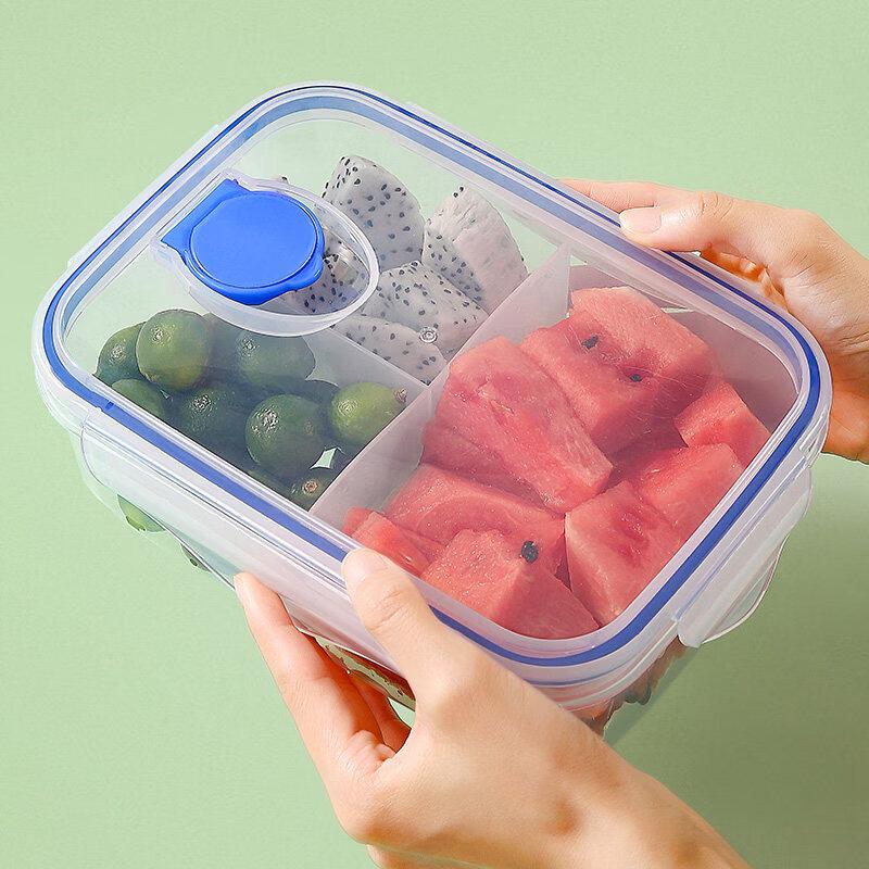 ZISIZ Cute Transparent Student Bento Box
