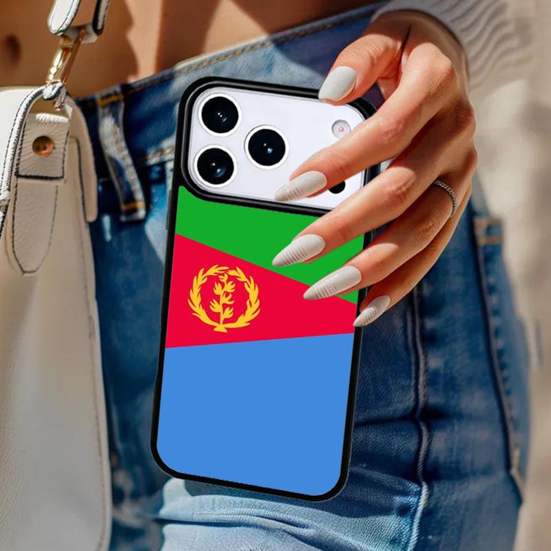 

Eritrea Flag Phone Case For iPhone 17 Air 14 15 13 12 Max Cover For Apple 14 15 16 16e 11 Pro Max Plus iPhone 13pro max