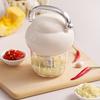 Garlic Pounder with Ergonomic Non-Slip Handle Chopping Vegetables Herb Masher Garlic Crusher Kitchen Tool