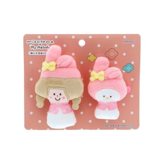 [Sunstar Stationery] Sun-StarStationery mizutama Плюшевая значок с персонажами Sanrio