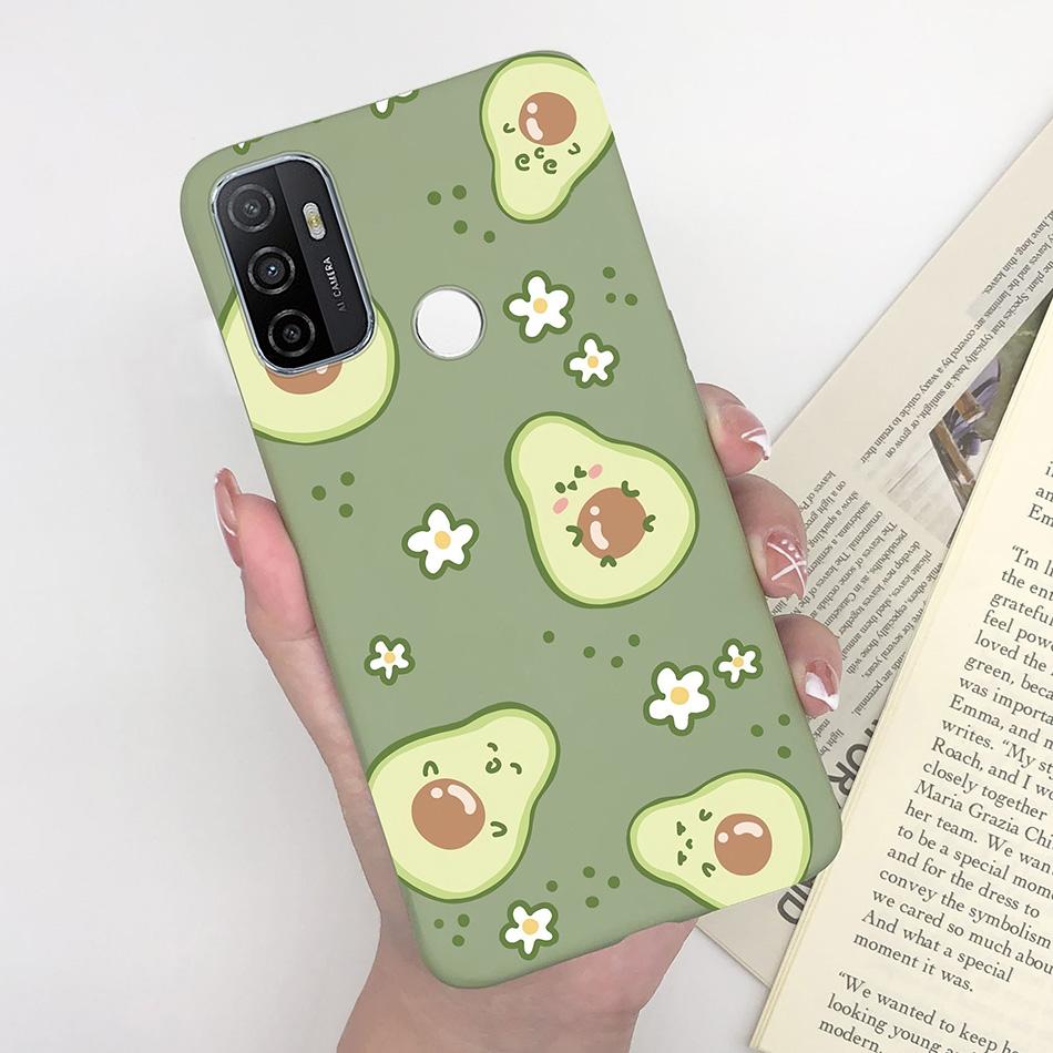 For OPPO A53S 2020 Case Cartoon Coque Heart Painted Silicone Phone Back Cover For Oppo A53s A 53s A53 S Oppoa53 2020 Shell Case