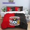 Coventry City Muster Bettwäsche Steppdecke Set Heimdekoration Geschenk (1 Bettbezug + 2 Kissenbezüge (ohne Füllung)).xwn