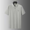 Dibinze Men's Plus Size Business Casual Short Sleeve Polo Shirt