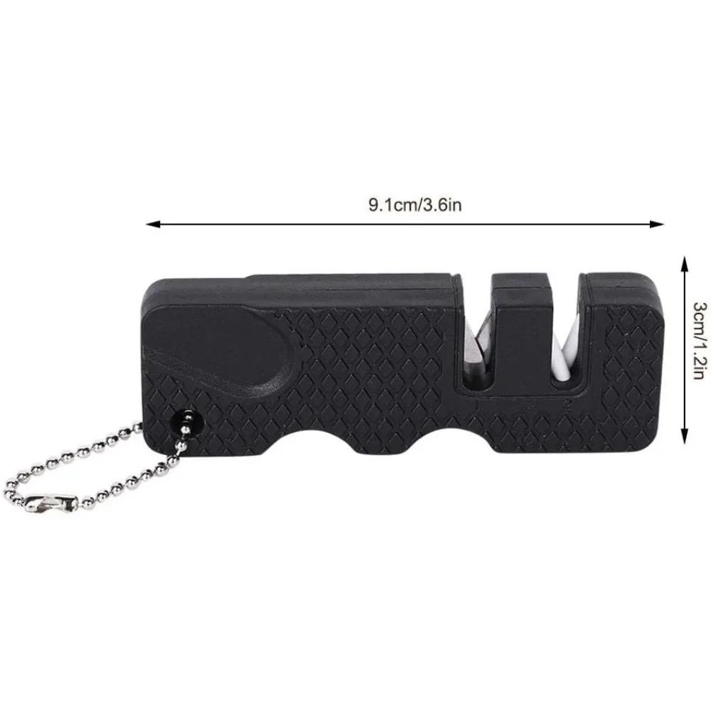 Knife Sharpener Mini Outdoor Grindstone Portable Multifunctional Sharpener Camping Knife Sharpening Tool Kitchen Utensils