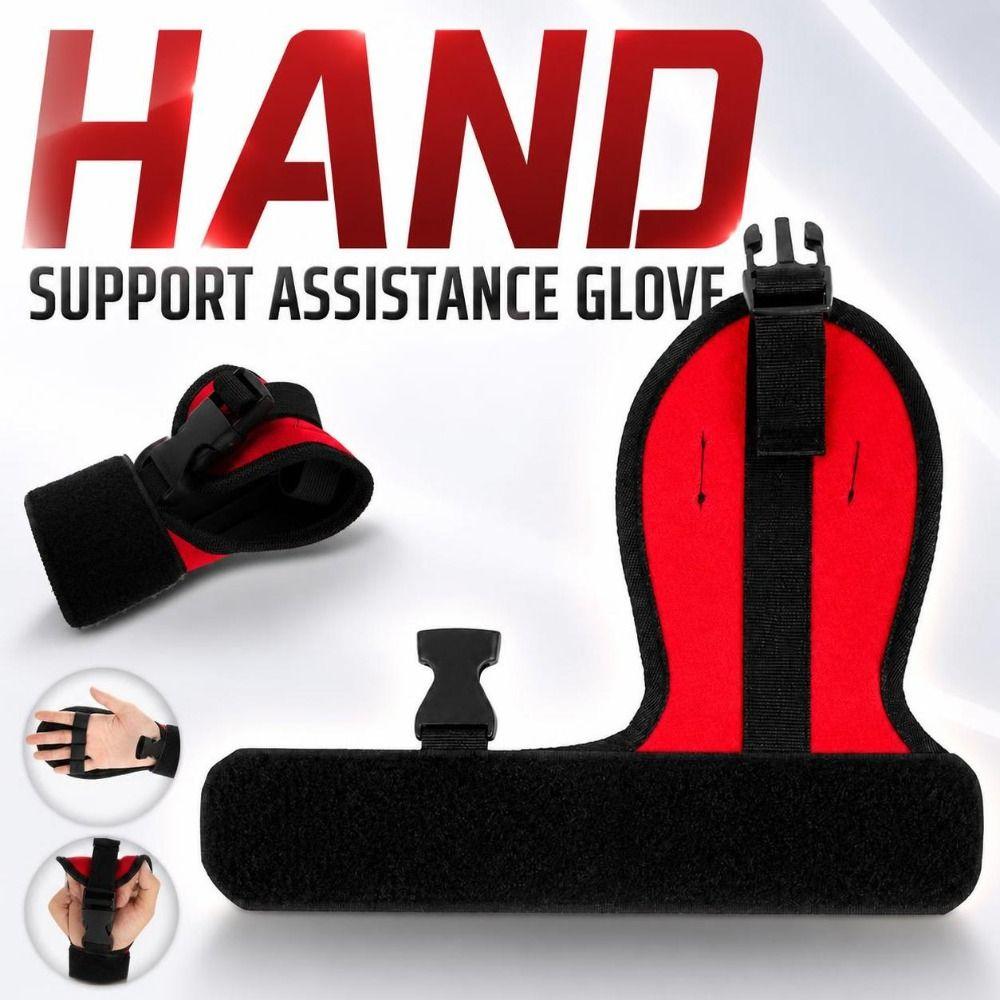 Adjustable Hand Fixation Mitt Flexible Grip Assistance Glove Hand Support Brace Elderly,Athletes