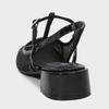 Black Mesh Women Mary Jane Shoes Comfortable Round Toe Fashion Buckle Strap Low Heel Shallow Large Size Daily Light Ladies Pumps