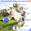 Indestructible Squeaky Dog Balls, Interactive Dog Toys for Aggressive Chewers Large Breed for Relieving Anxiety, Dog Chew Toys Balls for Aggressive Ch
