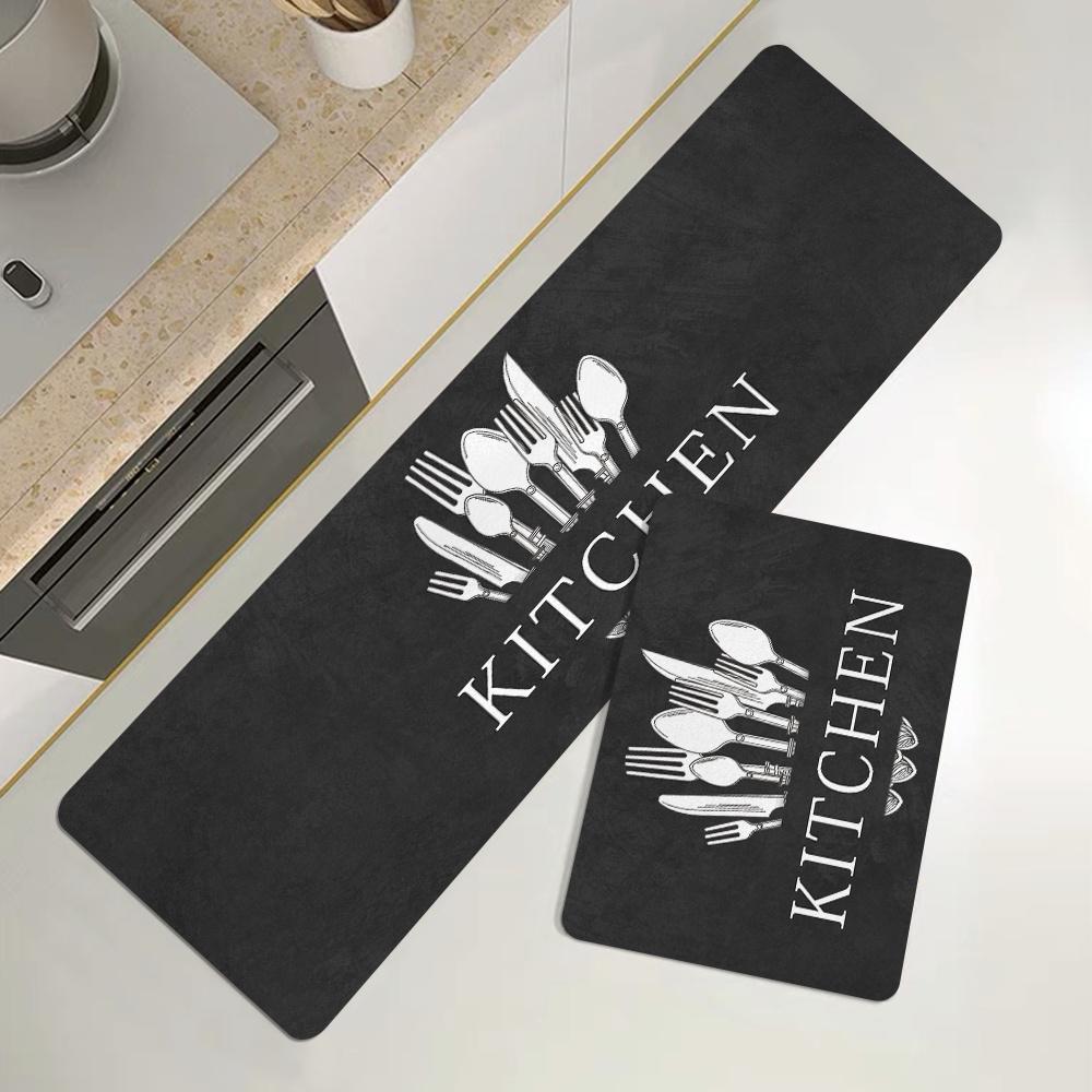 Anti-Ermüdungs-Küchenmatte, OneHouse, rutschfester, dicker, gepolsterter Küchenteppich, robuste, bequeme Stehmatten, wasserdichter Küchenteppich