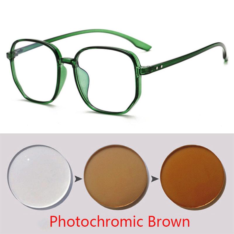 Transparent Gray Oval Nearsighted Glasses Ultralight  Steel Wire Leg Prescription Eyeglasses Diopter 0 -0.5 -1.0 To -6.0