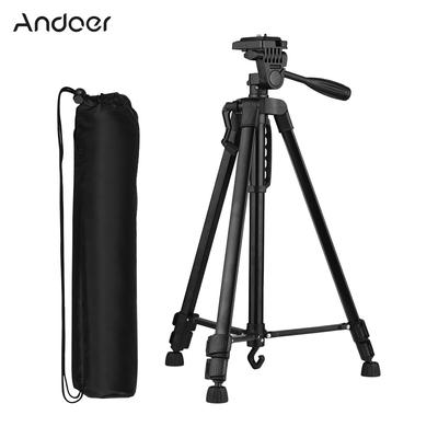 Stojan na fotografický stativ 135 cm/53 palců Lehká hliníková slitina pro fotoaparát chytrého telefonu
