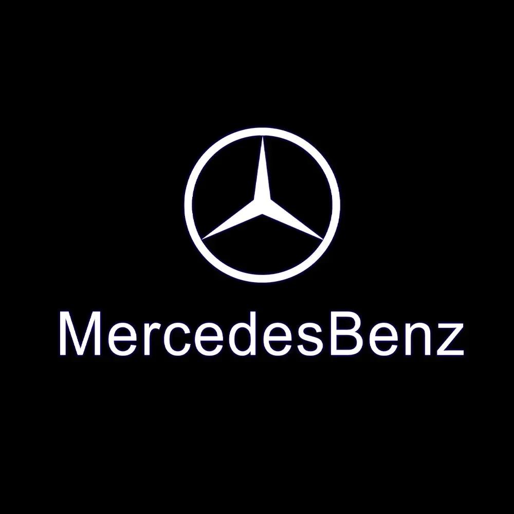 

2/4PCS automotive LED welcome light laser projector Mercedes-Benz A/B/C/GL/GLC/E E200l E300L E450L W212 2009-2016 attachment 2pc
