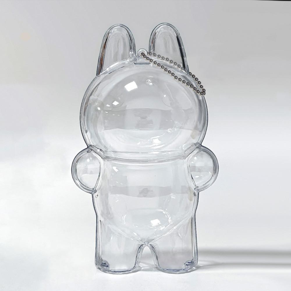 High Quality For labubu transparent shell HOT LABUBU transparent protective case protective cover dust cover storage box canvas cloth LABUBU