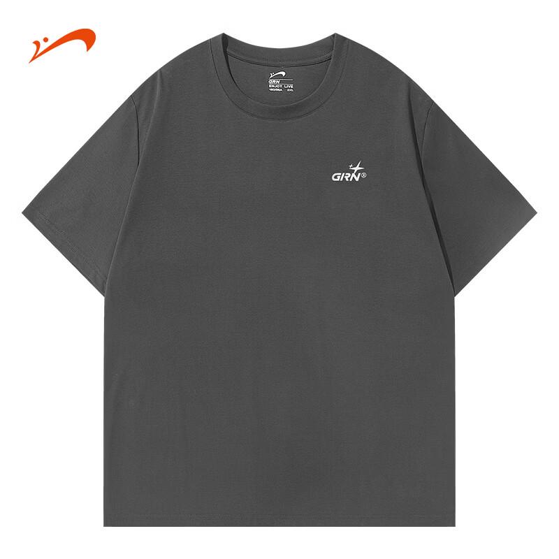 Guirenniao Men s Summer Anti-wrinkle Mercerized Cotton T-shirt 4XL белый
