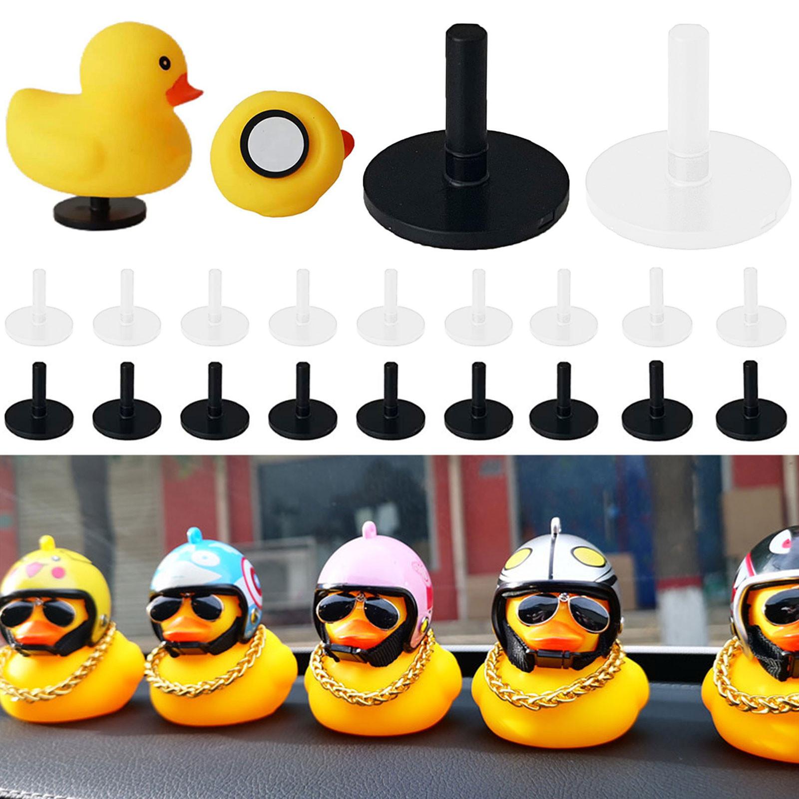 

10 шт., резиновое крепление для уток, держатель для резиновых уток для приборной панели и фиксированного дисплея, за исключением резиновых уток