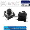 SMD Tactile Micro Switch 4.5x4.5mm, Height Options: 3.8-9mm, Copper Pins