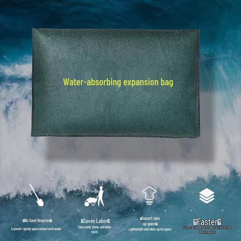 Yunzihun Rapid Water Absorbing Flood Barrier Bag 25x50 cm