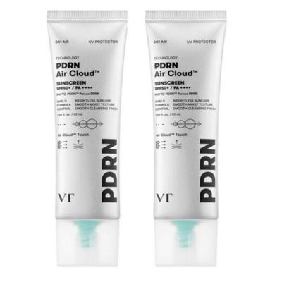 PDRN Air Cloud Sunscreen SPF50+ PA++++ 50ml × 2 | Lightweight Daily Sunscreen