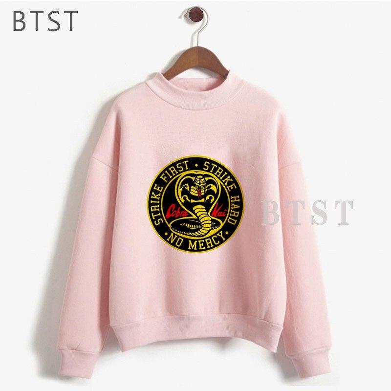 Tv Cobra Kai Moda Sudadera Mujer Blanco Rosa Tumblr Gráfico Sudadera con  Capucha Femenina 90S Camisa Estampado Sudaderas comprar a buen precio —  entrega gratuita, reseñas reales con fotos — Joom