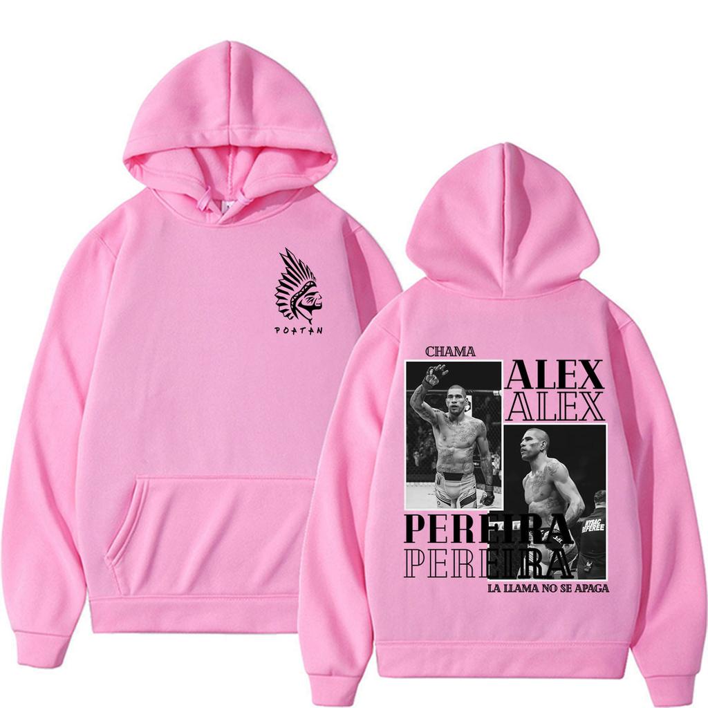 Alex Chama Pereira Poatan La Llama No Se Apaga Hoodie Unisex Fashion Retro Gothic Sweatshirts Casual Cozy Long Sleeve Hoodies