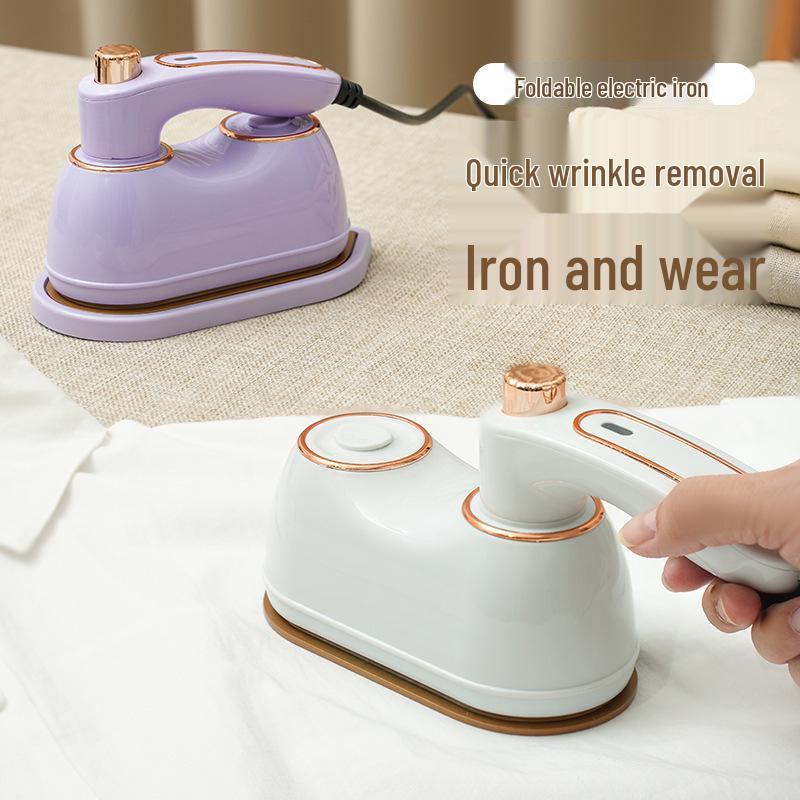 Compact Handheld Steam Iron & Garment Steamer - Foldable and Portable