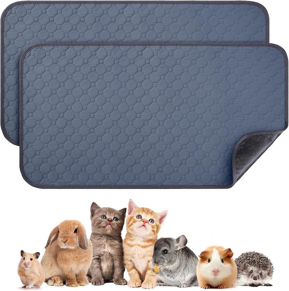Guinea Pig Cage Lining Washable Guinea Pig Skin Pad Reusable and Non Slip Urinary Pad for Guinea Pig Cat Dog Bed Small Animal