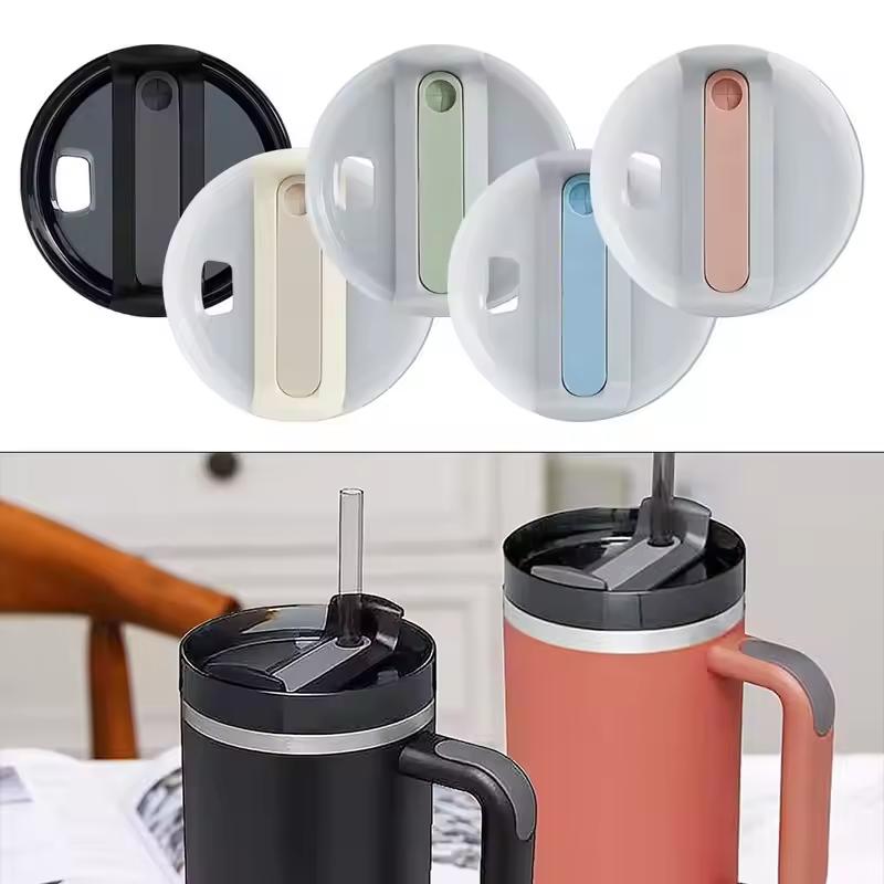 40 Oz for Stanley Thermal Water Bottle Cover Coffee Cups Flip Straw Cap Replacement Spill Proof Mugs Tumbler Lid Accessories