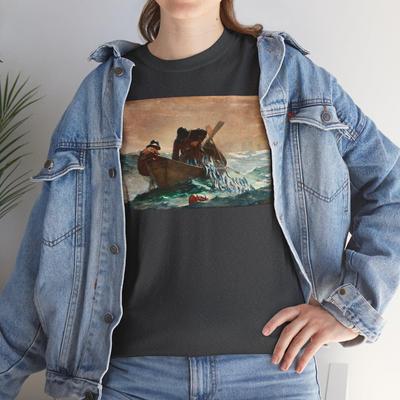 Winslow Homer Art T-Shirt and Kids Tshirt, The Herring Net Vintage Painting