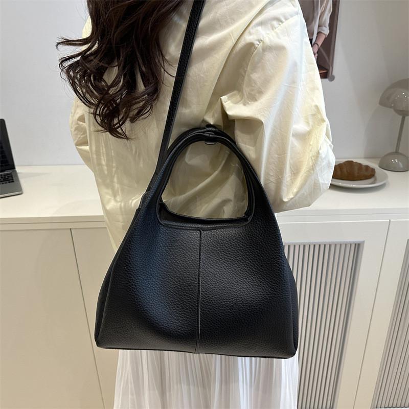 Water Bucket Bag For Women Pu Material Small Shoulder Daily Use