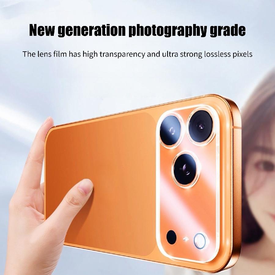 For iPhone Air 17 16 15 14 13 12 Mini 11 Pro Max Rear Lens Tempered Glass Screen Protector