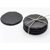 Natural Slate Stone Slab Natural Slate Coaster Reusable Heat Resistant Drink Coaster Anti Slip Japanese Style Table Coaster