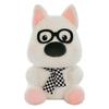 Plush Dog Glasses Toy West Highland White Terrier Doll Children Day Gift